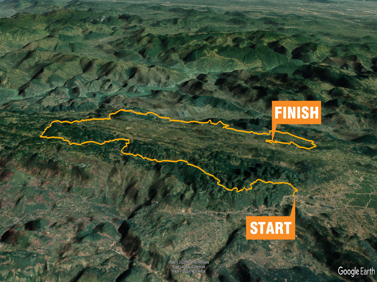 70K profile maps vietnam trail marathon