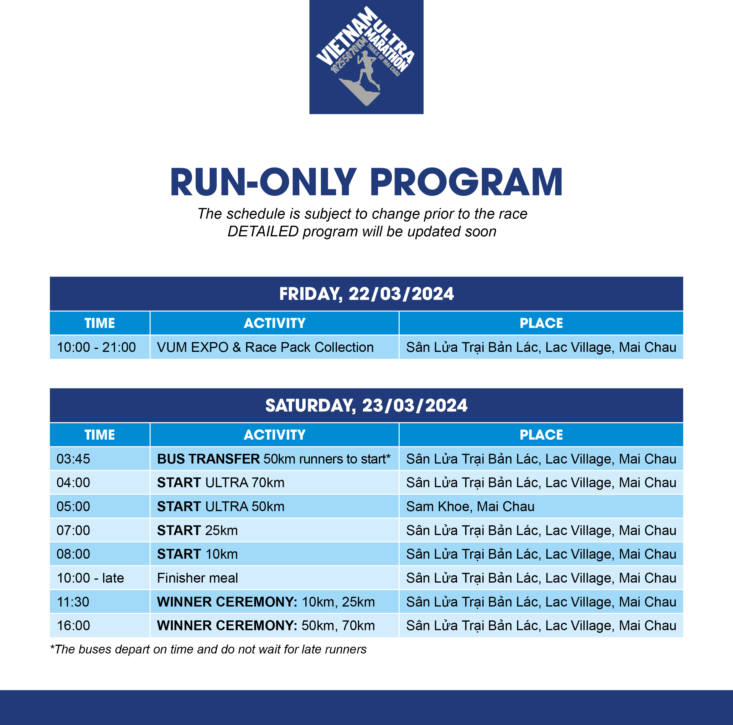 VUM Program - Run only - ENG-2