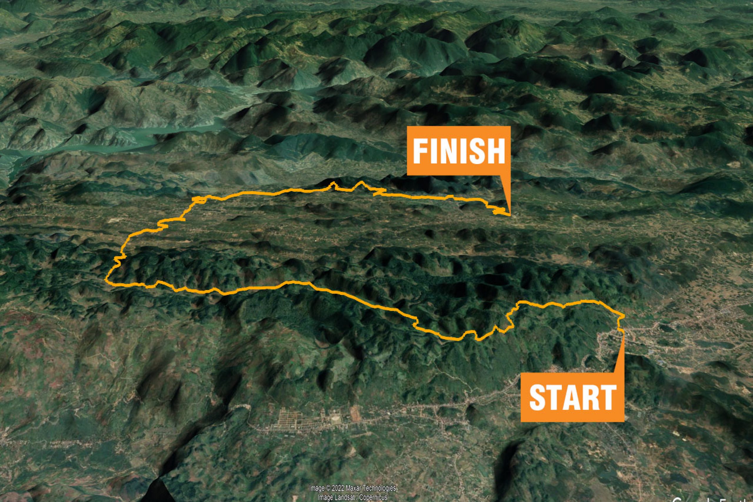 42k profile maps vietnam trail marathon